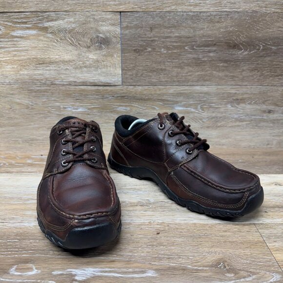 Timberland Mount Shasta Brown Leather Performance Oxfords Men's Size 11 - Picture 6 of 7